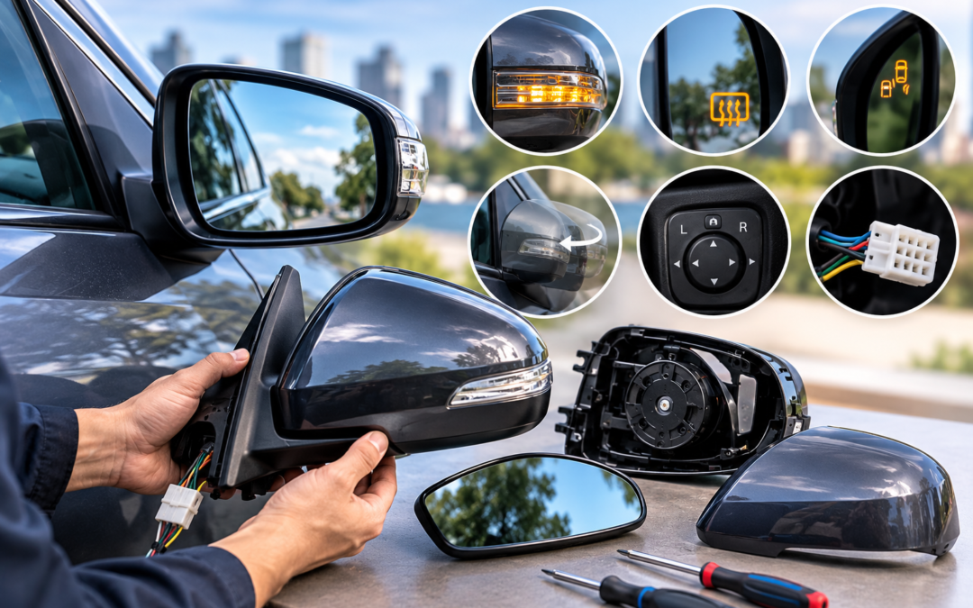 How to Match Replacement Side Mirrors with Original Car Features